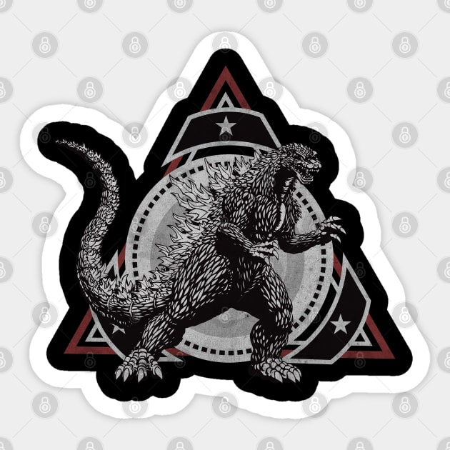 City Monster Kaiju Sticker by CTShirts